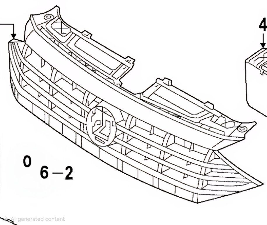 Brand New 2022-2024 OEM Volkswagen Jetta Grille