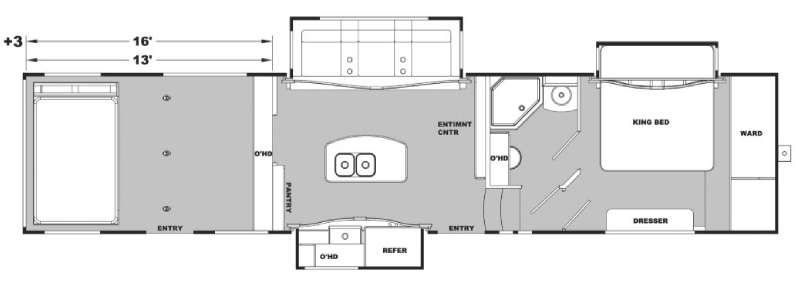 2017 Eclipse Attitude Garage Models 36TSG TOY HAULER, 5TH WHEEL, ATTITUDE, ECLIPSE