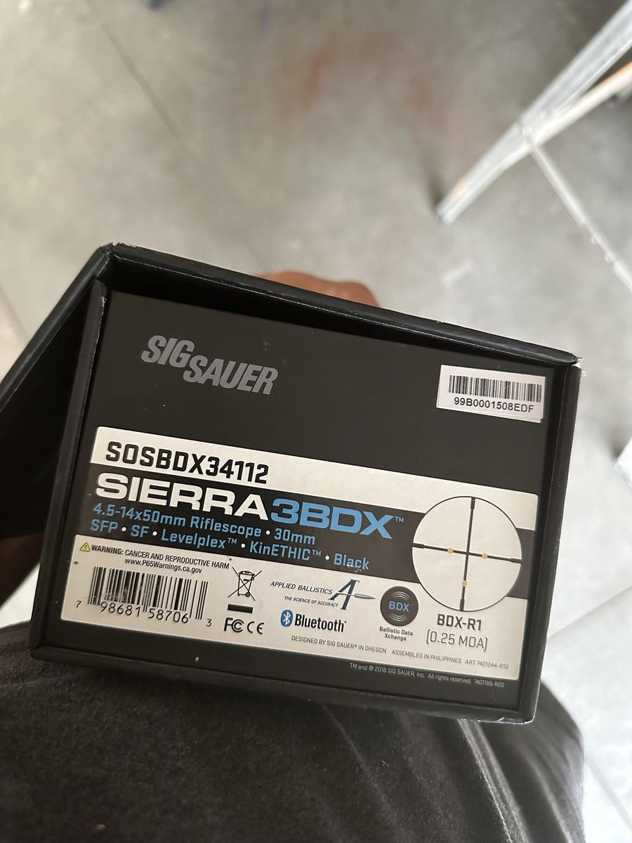 Sig Saur Sierra3 BDX 4.5-14x50 Rifle Scope