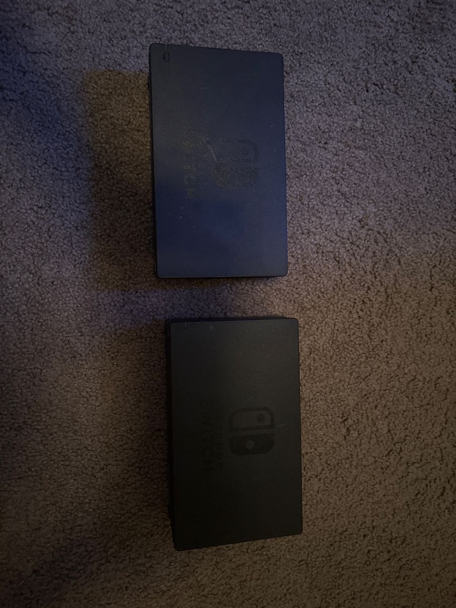 Nintendo Switch Dock (2-Pack) - Original Black Docks for Nintendo Switch Console