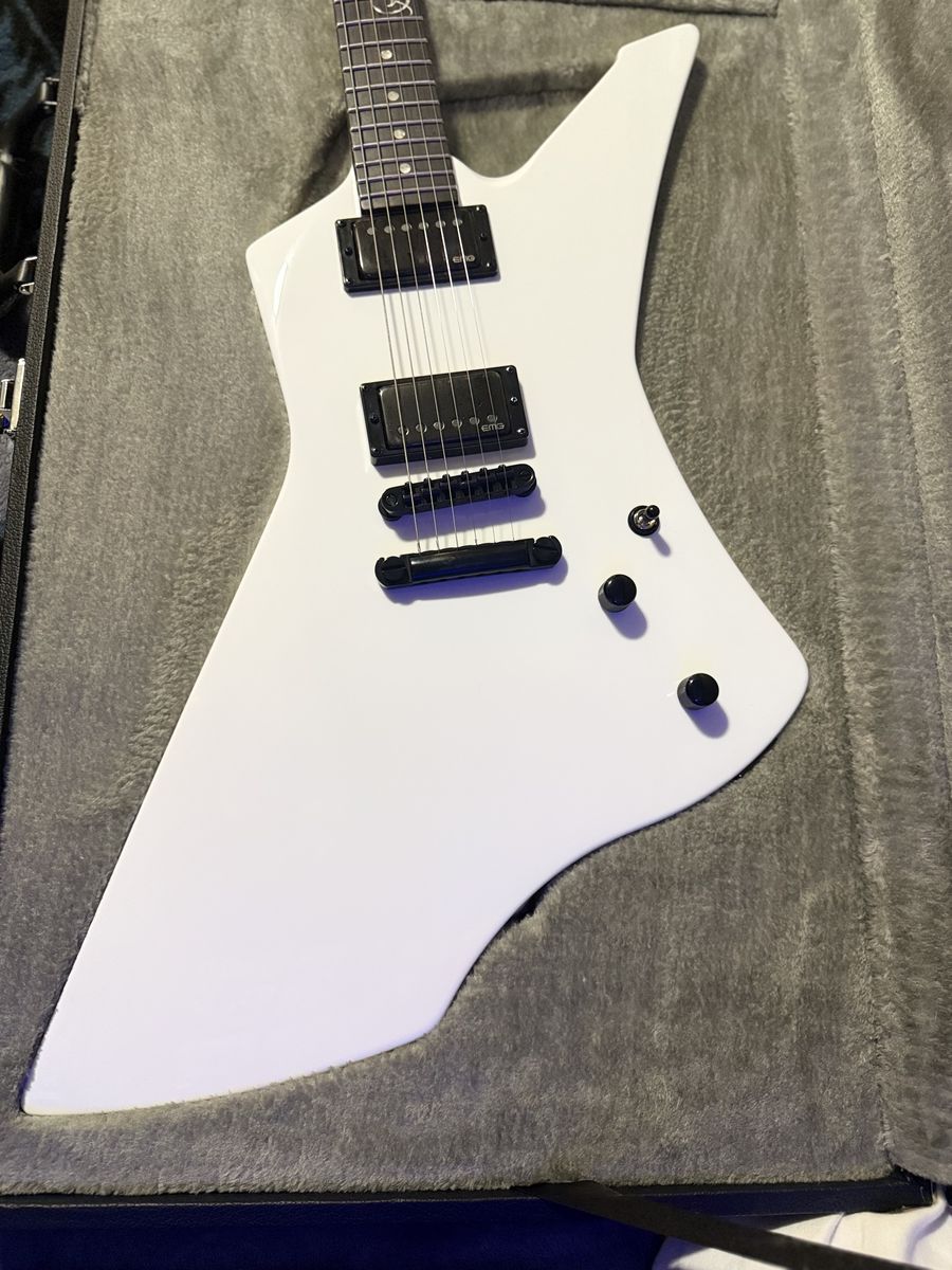 ESP LTD James Hetfield Snakebyte Electric Guitar Snow White w/ Case