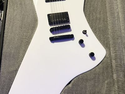 ESP LTD James Hetfield Snakebyte Electric Guitar Snow White w/ Case