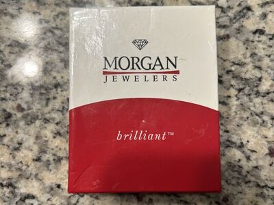 Morgan Jeweler 10k White Gold Topaz Blue Dimond