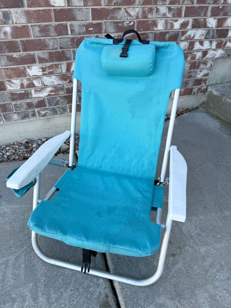 4 Position Low-Sitting Beach Chair