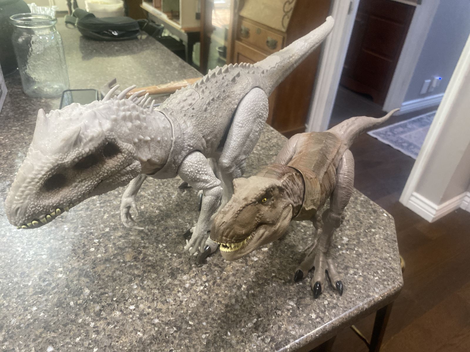 Jurassic Indominous Rex And T-Rex