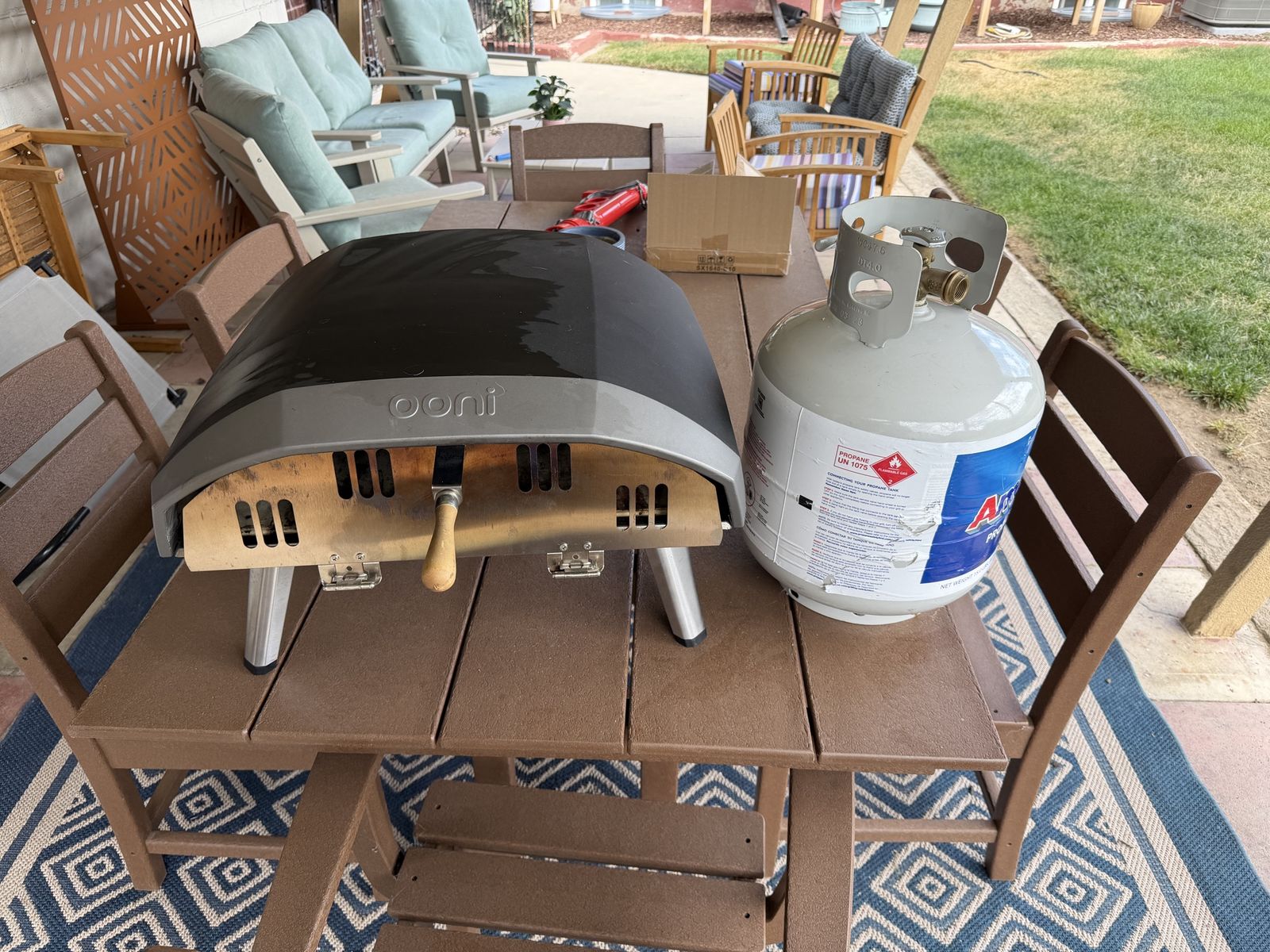 Ooni Koda 16 Gas Powered Outdoor Pizza Oven with Propane Tank - Used, Fully Functional
