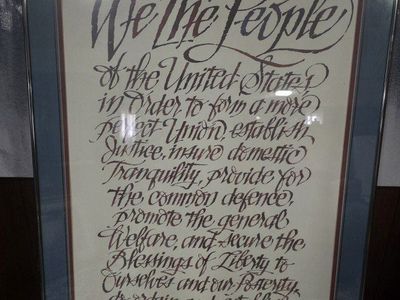 "We The People" Patriotic Art