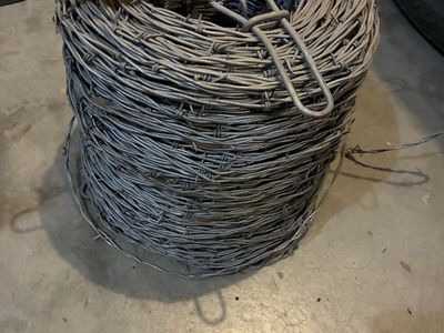 Roll of barbed wire
