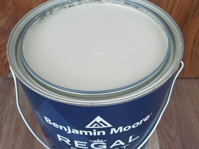 1 Gallon Beige Interior Eggshell Wall Paint BM