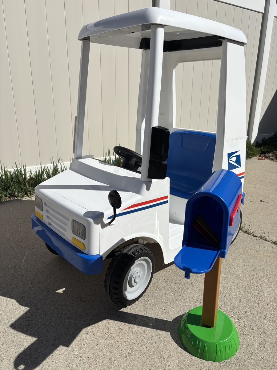 USPS Mail Truck Ride-On Toy