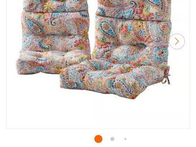 Outdoor High Back Chair Cushion