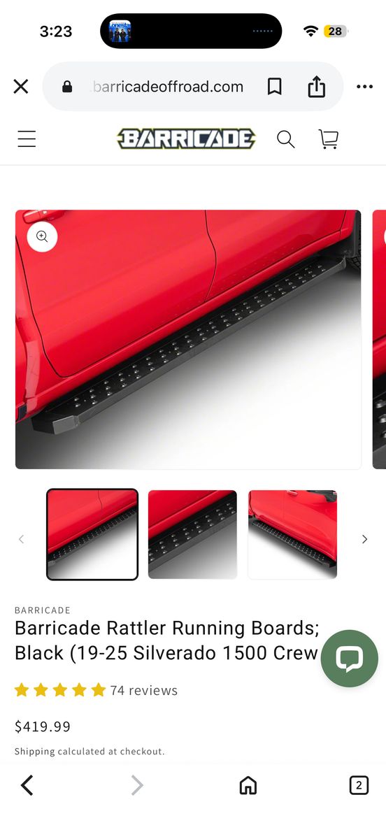 2019-2025 Chevy side steps/running boards
