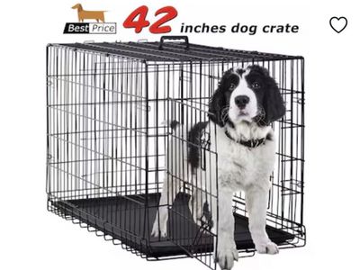NEW! BestPet (26 - 40 lbs.) Composite Dog Crate