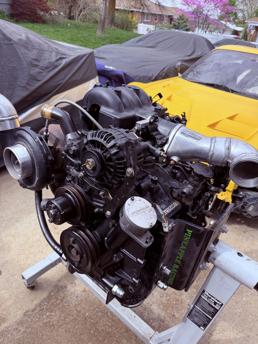 13B NA S4 Mazda RX7 Turbo Engine Setup!