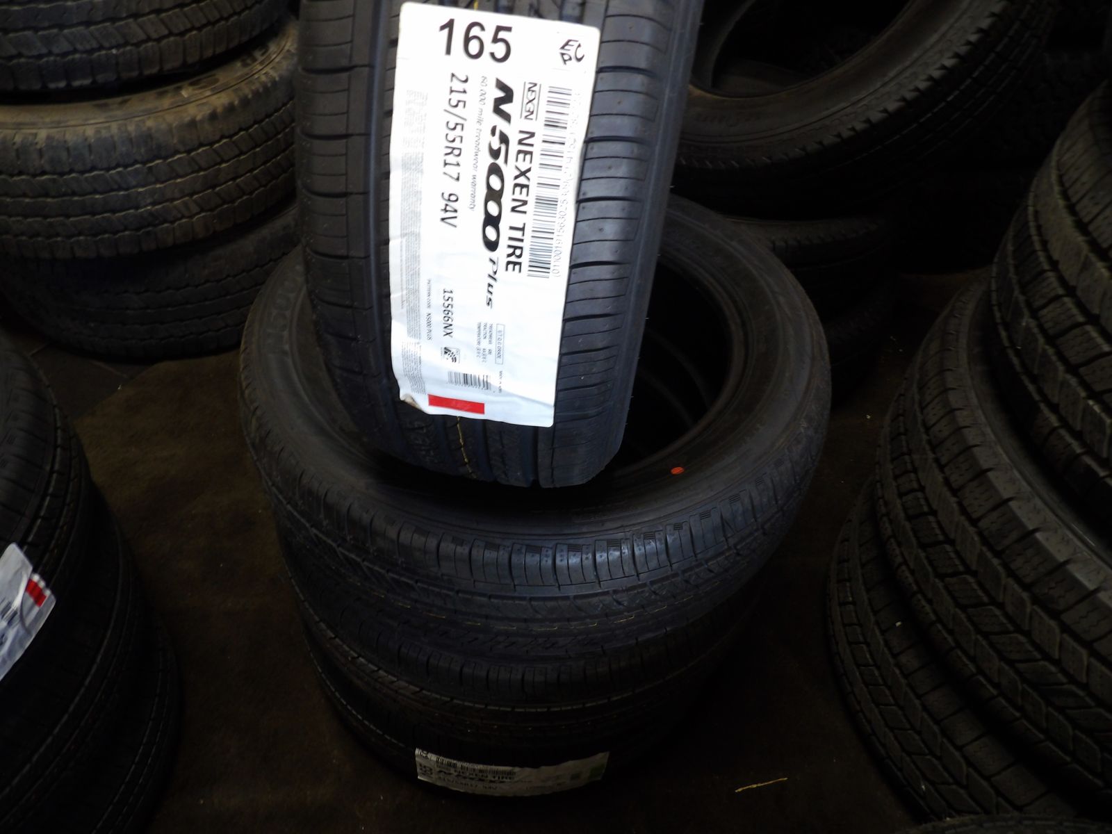 215/55R17 NEXEN N 5000 PLUS SET OF NEW TIRES