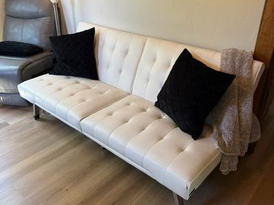 Futon Bed Sofa White