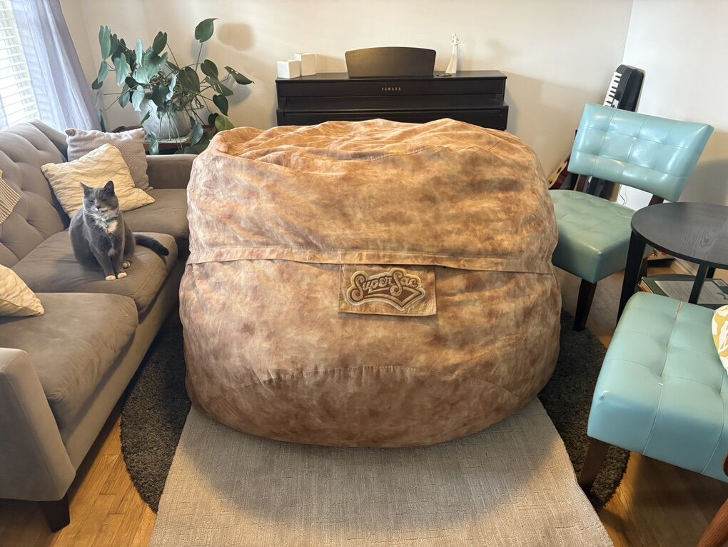 FREE DELIV - SuperSac LoveSac Oversized Love Sac