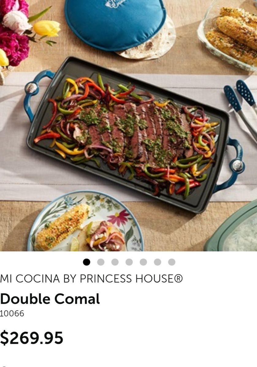 New Princess House Cast Iron Double Comal