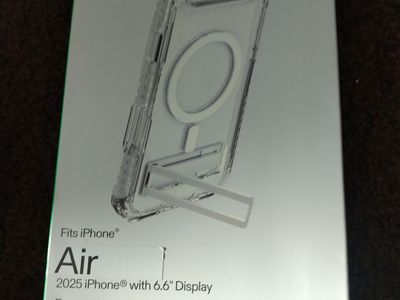 onn Rugged Kickstand Phone Case designed for the iPhone Air. 6.5-inch or 6.6-inch display.