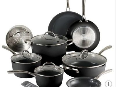 Tramontina Ceramic Non-Stick 12pc Cookware Set with Utensils 1832677 #100654