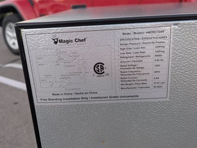 mini fridge and Freezer