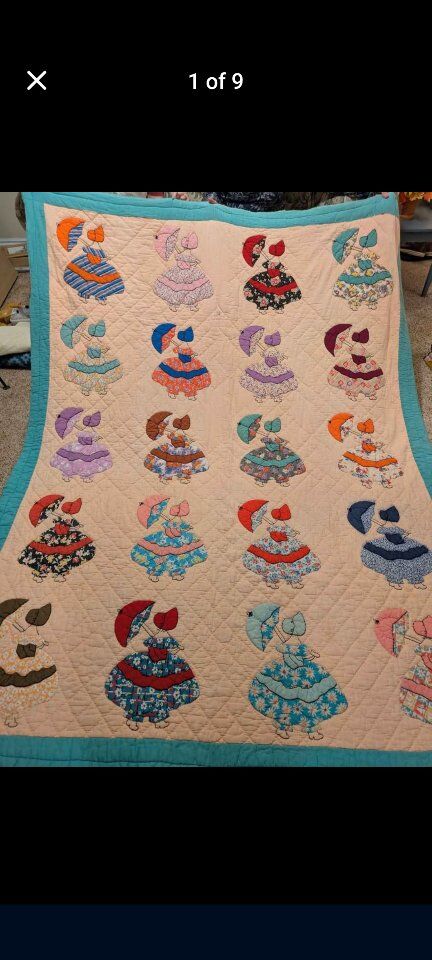 vintage 1930 hand stitched quilt $190