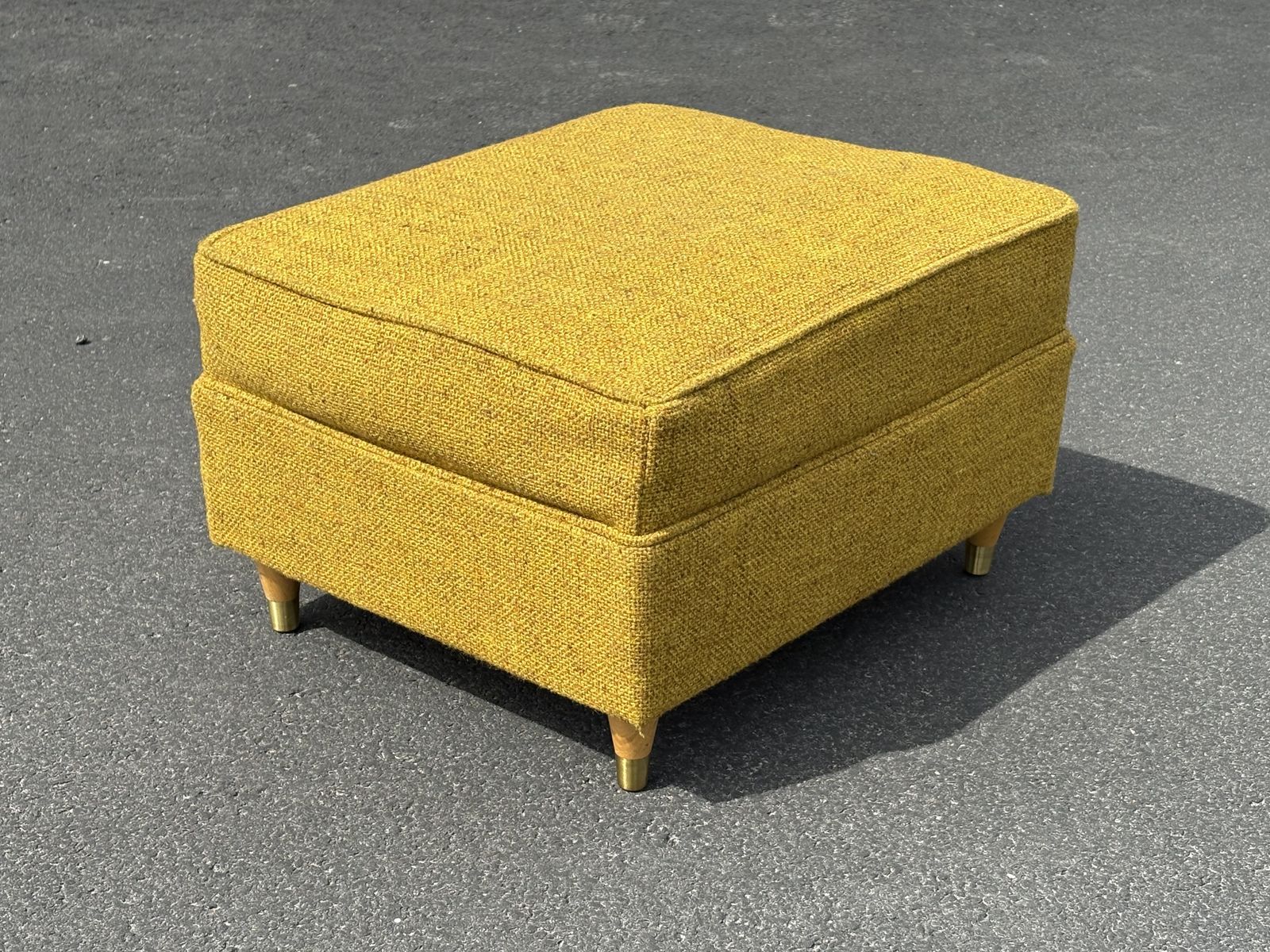 Fantastic mid-century modern Footstool Ottoman vintage MCM