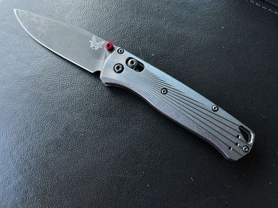 Benchmade 535-4 Bugout Folding Knife M390 Steel Aluminum Handles