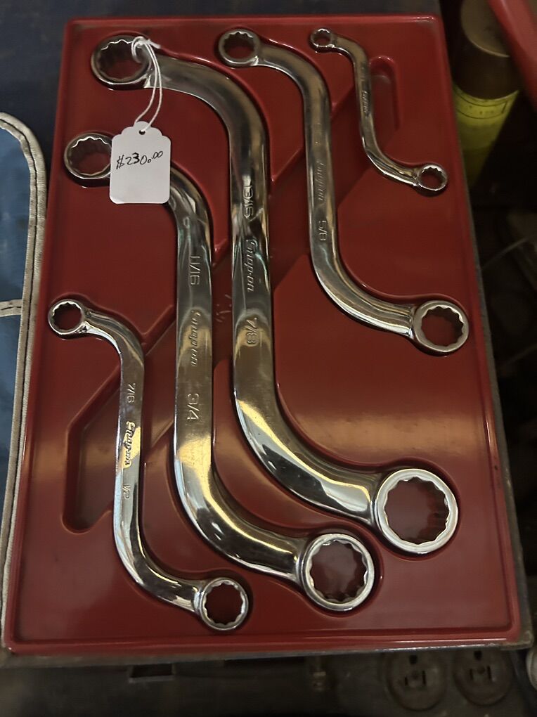 Snap On Closed End S Shape Box Wrenches