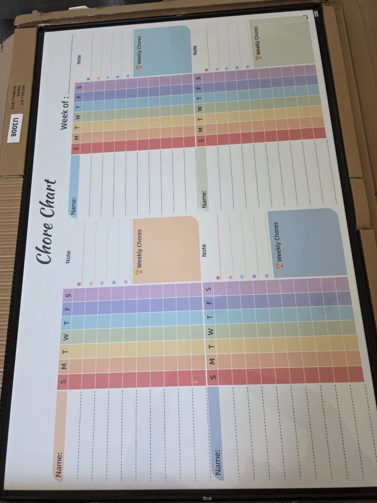 Chores Whiteboard