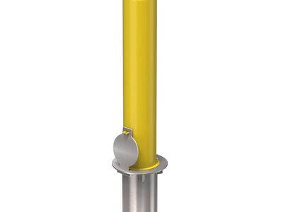 Trafford Industrial Removable Bollard 4x36in