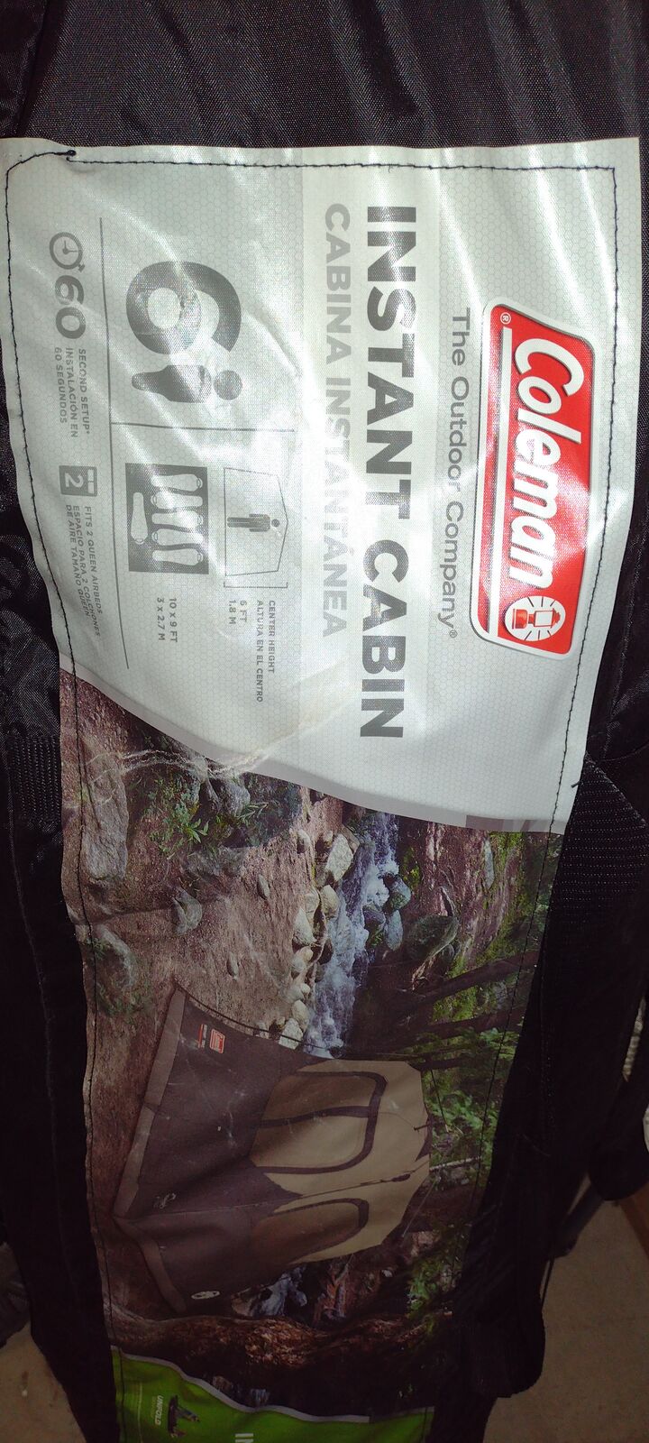 Coleman instant cabin  60sec. 6-man tent