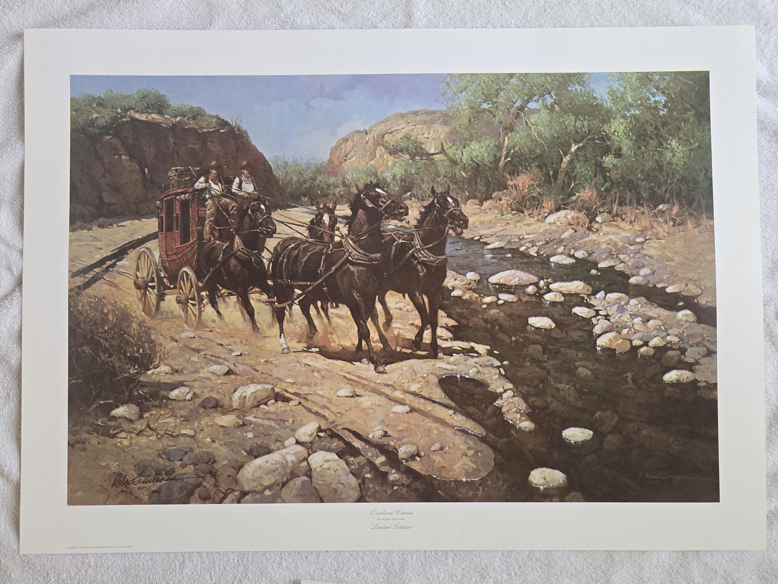 Robert Summers Print - Overland Express (Signed and Numbered)