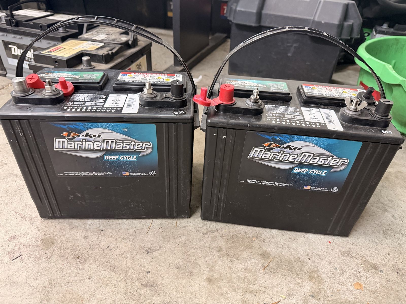 Battery Marine master battery’s pair