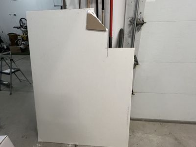 Drywall Sheet - Partial Panel, Ideal for Small Projects or Repairs 1/2 inch