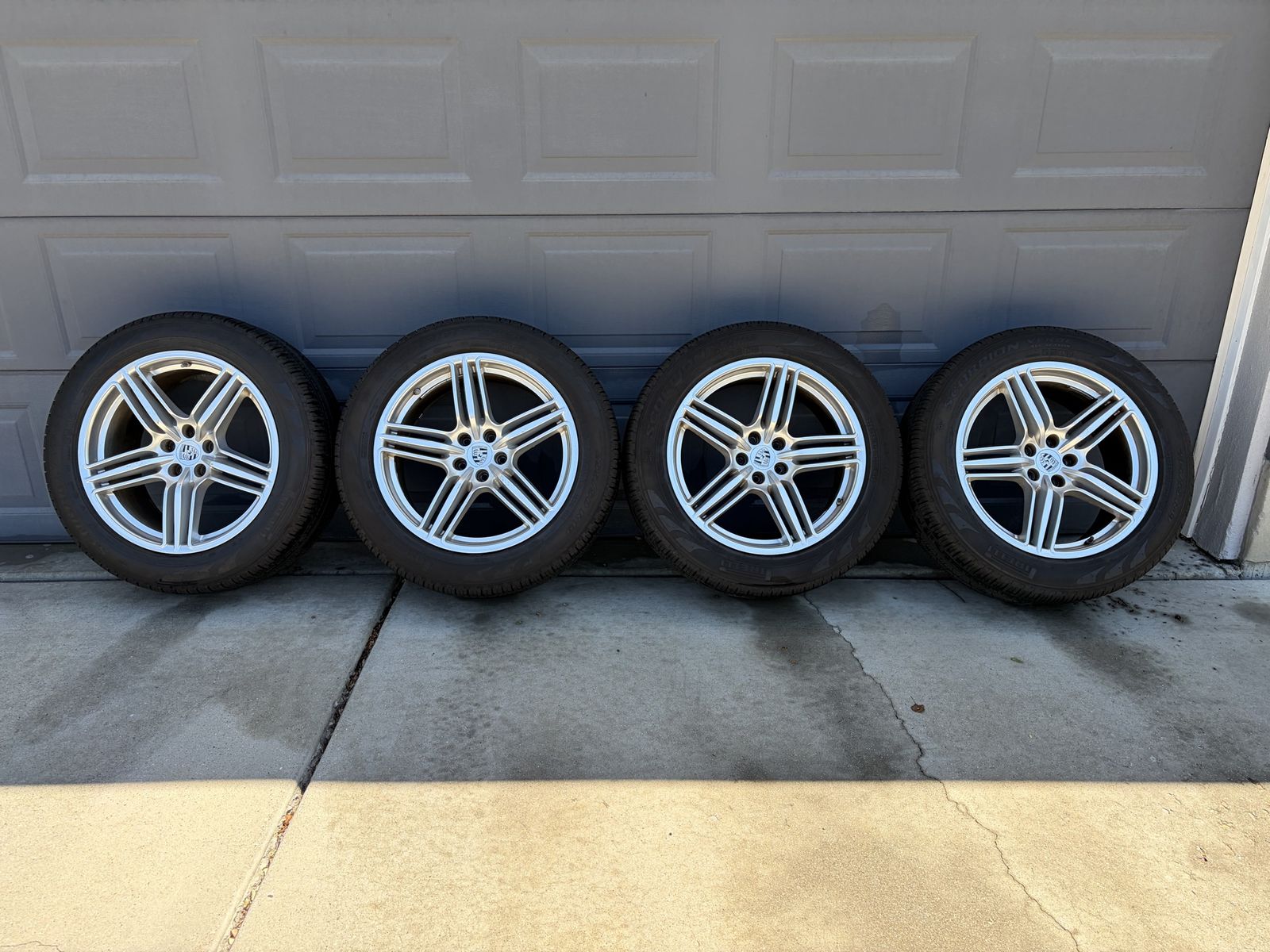 Set of 4 Porsche OEM 19" Wheels with Pirelli Scorpion Tires