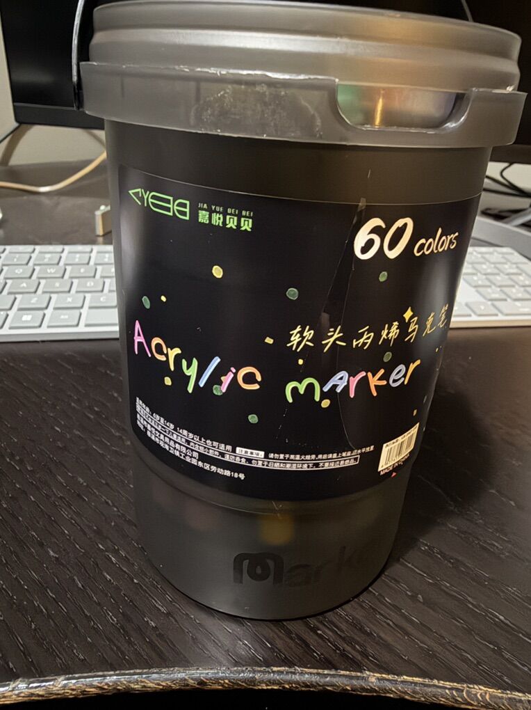 Acrylic Markers 60 Colors