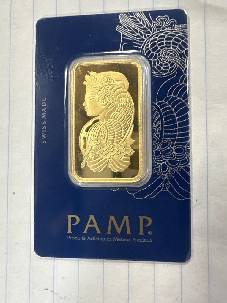 1 Oz 999.9 Gold Bar Pamp