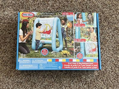 NEW: Little Tikes 3-in-1 Paint & Play Backyard Easel