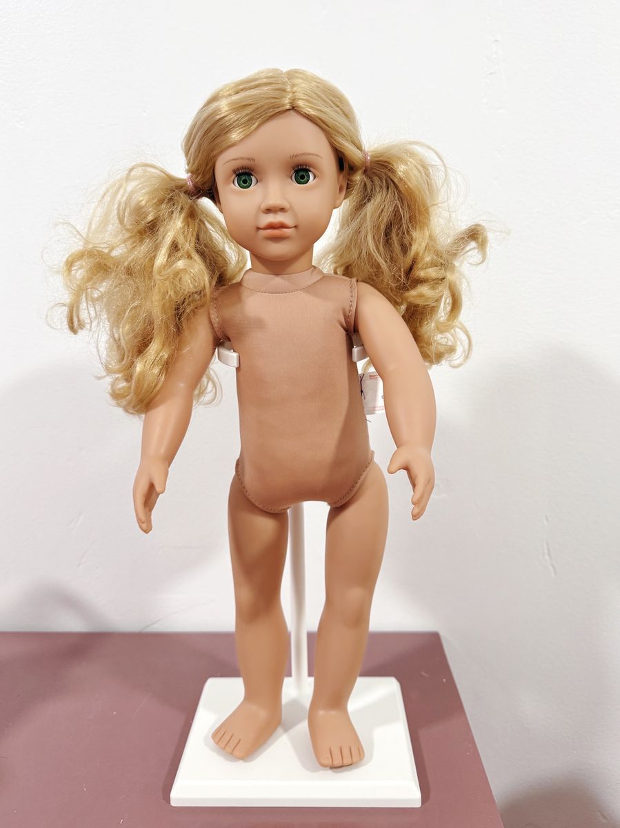 Our Generation 18 Doll Jenny Curly Blonde Hair