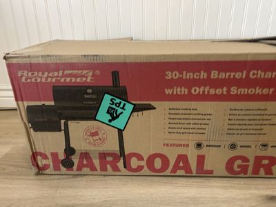 Charcoal grill 30 inch barrel