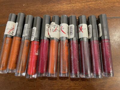 Lot Of 11 New Nabi Glitter Lipglosses