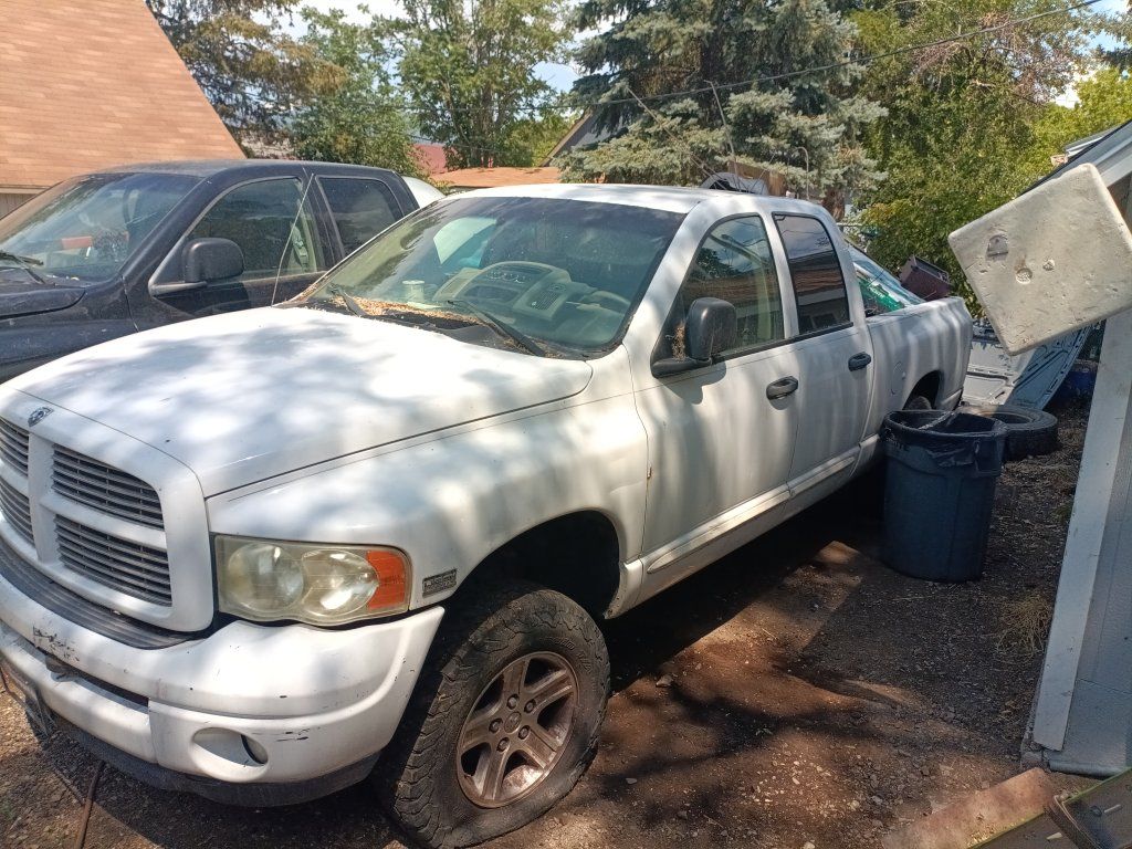 Dodge Ram 1500 2003 White Truck Non-Running must go