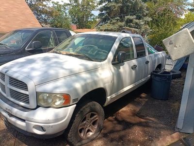 Dodge Ram 1500 2003 White Truck Non-Running must go