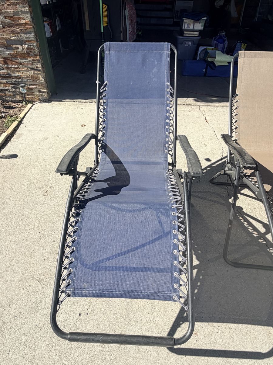 Blue Adjustable Zero Gravity Reclining Lounge Chair – Adult Size