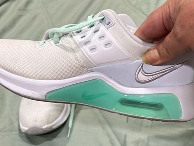 Nike Air Max Bella TR 4 Women's Training Shoes White/Mint Size 9