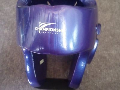 Championship Martial Arts Sparring Headgear - Purple Adult S