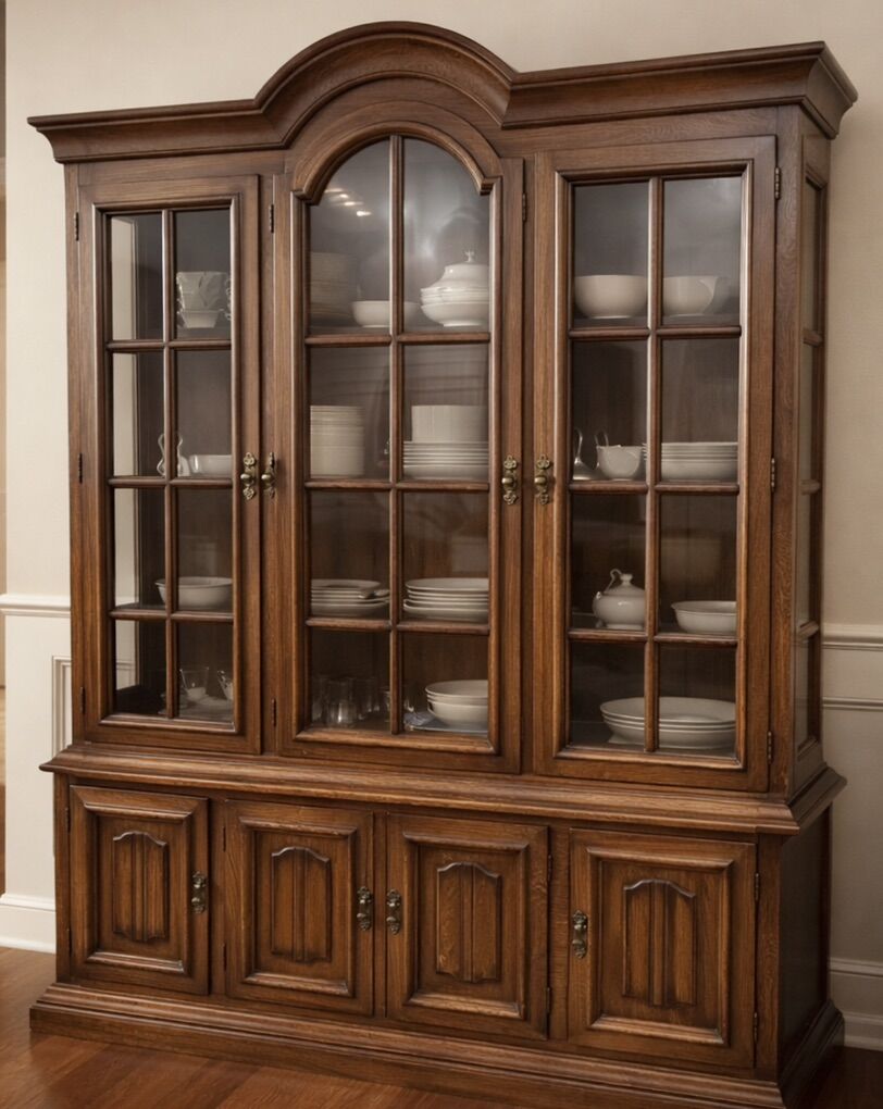 Drexel Vintage Hutch Solid Wood