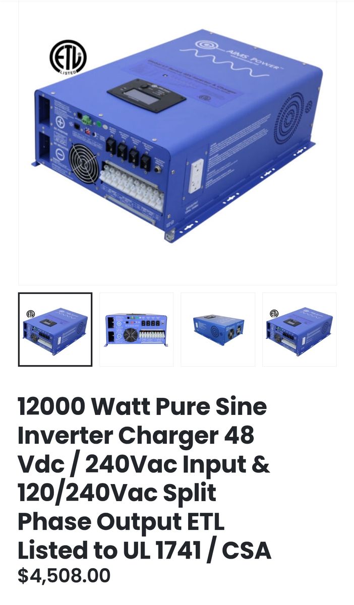 split phase outlet solar power inverter