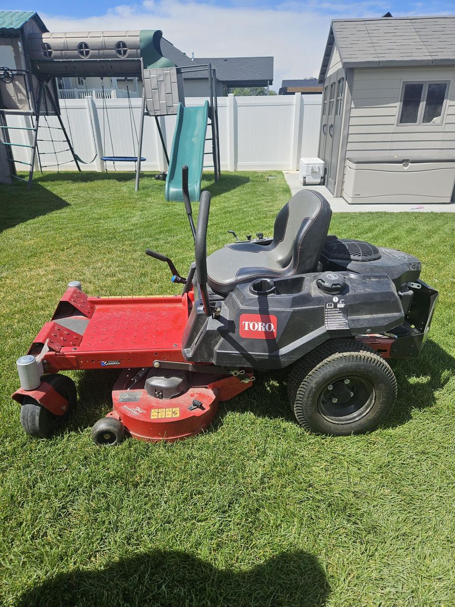 34 inch zero turn Toro